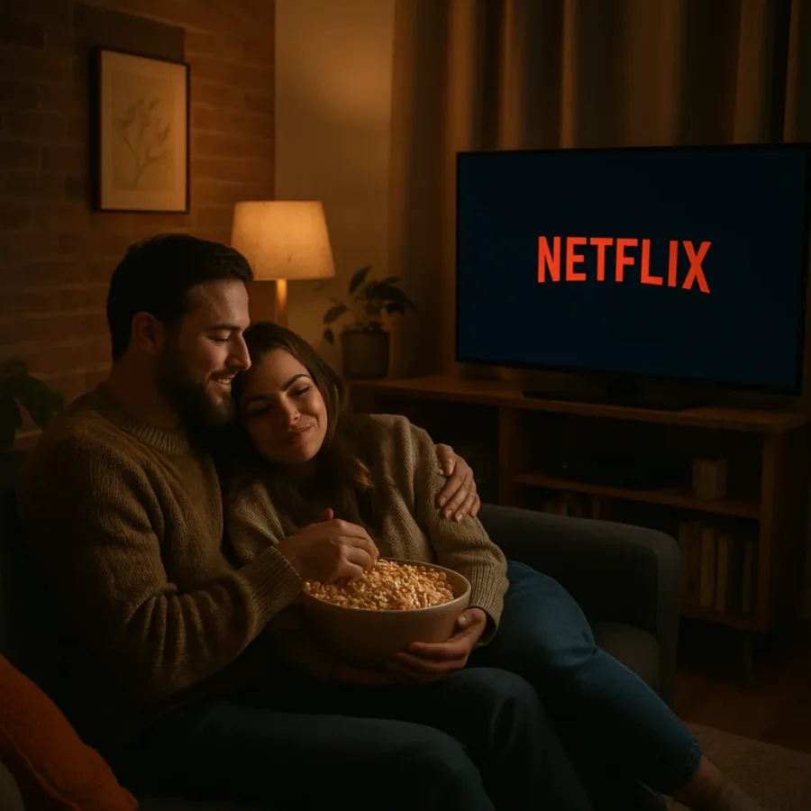 Najlepsze filmy na wieczór z żoną na Netflix – romantyczne propozycje