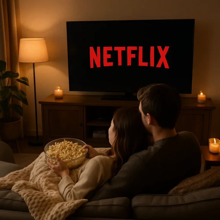 Najlepsze filmy na wieczór na Netflix — idealne na relaks